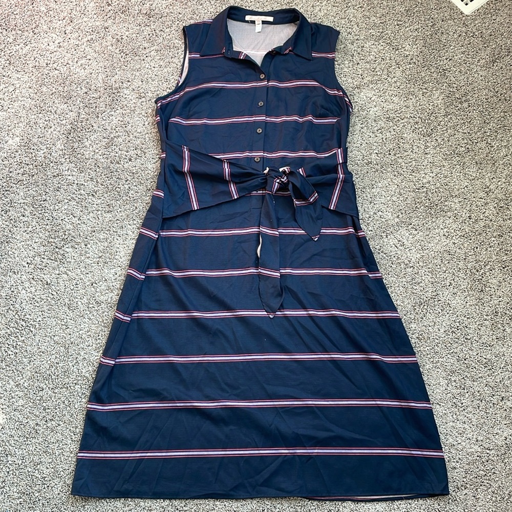 Hutch Biltmore Collared Cross Tie Dress